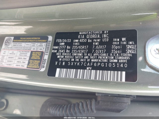 2023 KIA SPORTAGE X-PRO 9