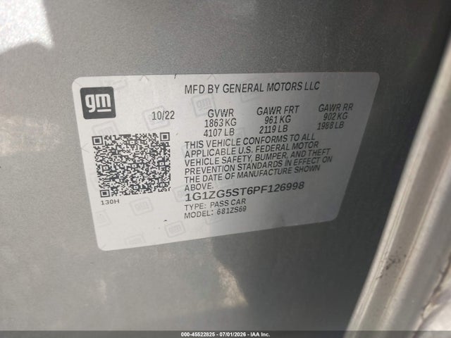 صورة 9 لـ 2023 Chevrolet MALIBU FWD RS