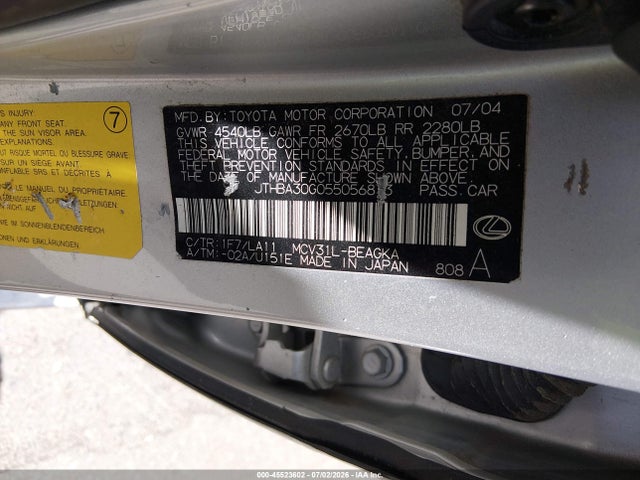 2005 Lexus ES 330 photo 9