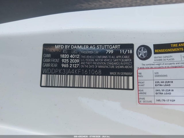 2019 MERCEDES-BENZ SLC 300 9