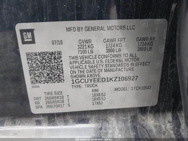 2019 Chevrolet SILVERADO 1500 RST — миниатюра 9