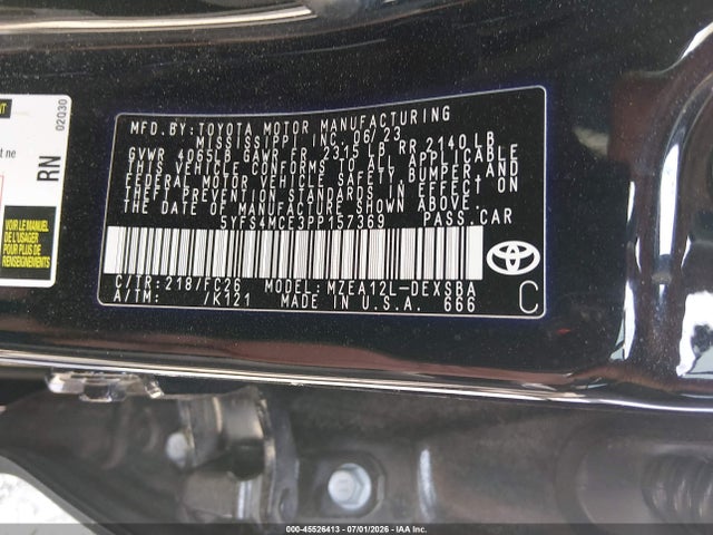 صورة 9 لـ 2023 Toyota COROLLA SE