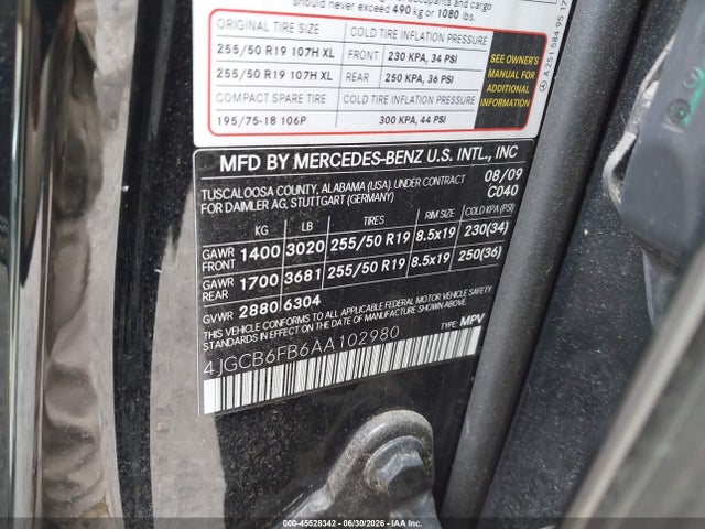 2010 Mercedes-BENZ R 350 4MATIC 照片 9