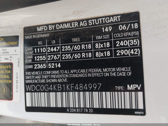 2019 MERCEDES-BENZ GLC 300 4MATIC 9