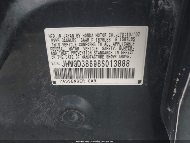 2008 Honda FIT SPORT 照片 9