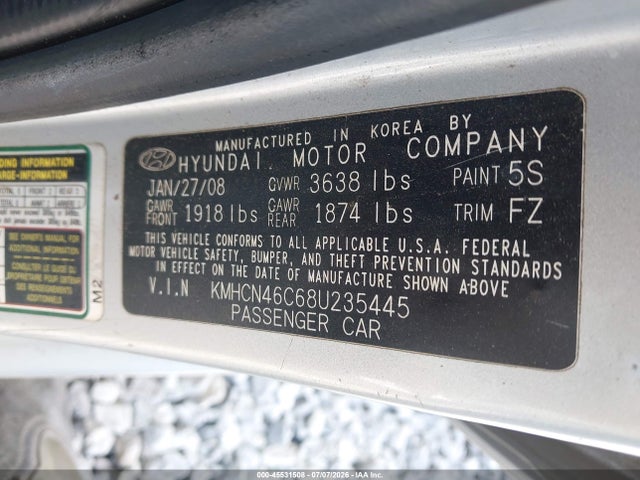 2008 Hyundai ACCENT GLS 照片 9