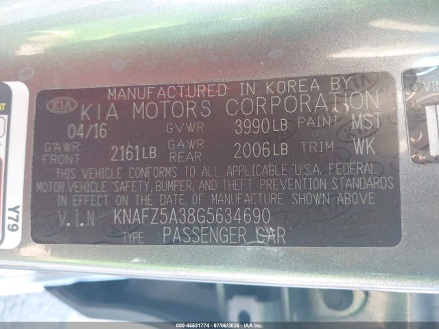 صورة 9 لـ 2016 KIA FORTE SX