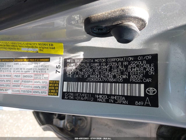 2009 Toyota PRIUS photo 9