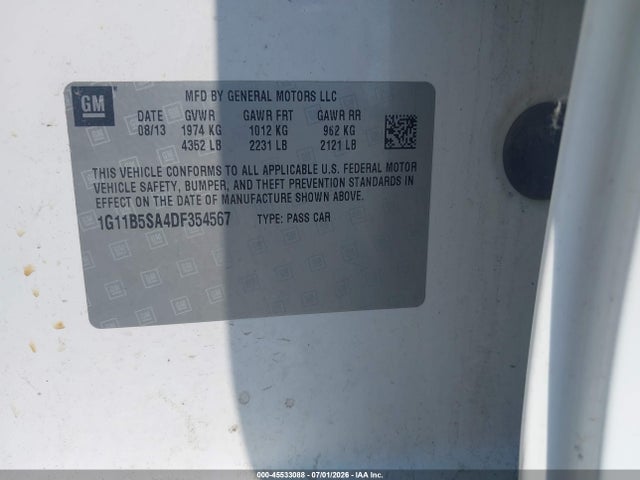 2013 Chevrolet MALIBU 1LS 照片 9
