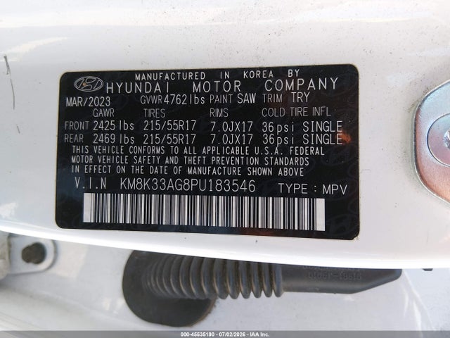 2023 HYUNDAI KONA ELECTRIC SEL 9