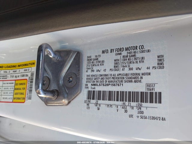2023 FORD TRANSIT CONNECT XL 9