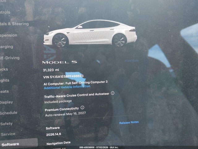 2023 TESLA MODEL S DUAL MOTOR ALL-WHEEL DRIVE/STANDARD RANGE 7