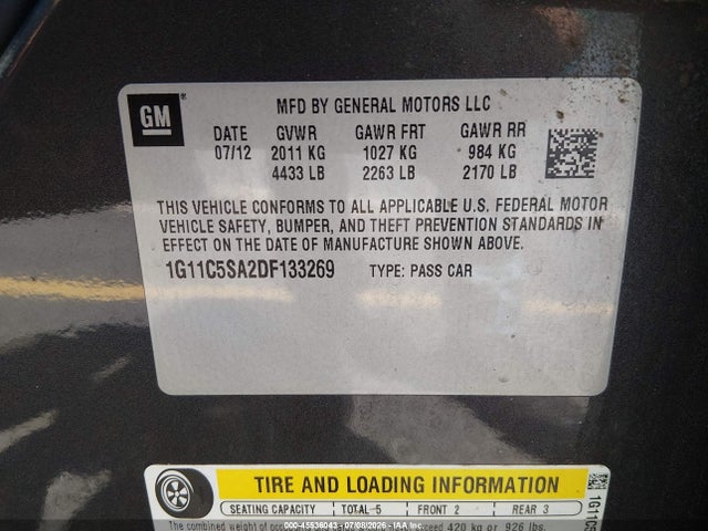2013 Chevrolet MALIBU 1LT 照片 9
