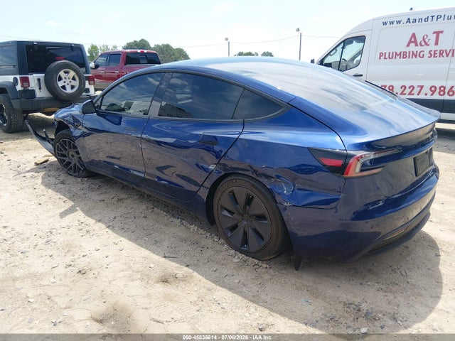 2025 Tesla MODEL 3 LONG RANGE REAR-WHEEL DRIVE/STANDARD REAR- — фото 3