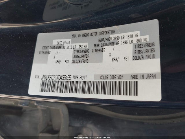 2019 MAZDA CX-3 TOURING 9