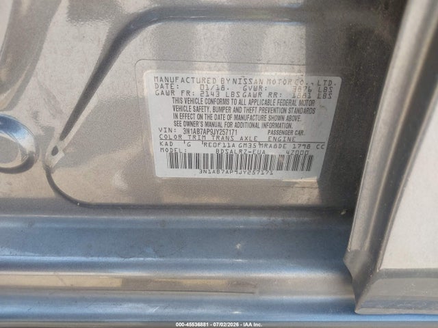صورة 9 لـ 2018 Nissan SENTRA SR