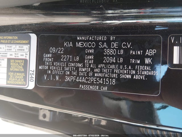 صورة 9 لـ 2023 KIA FORTE GT MANUAL