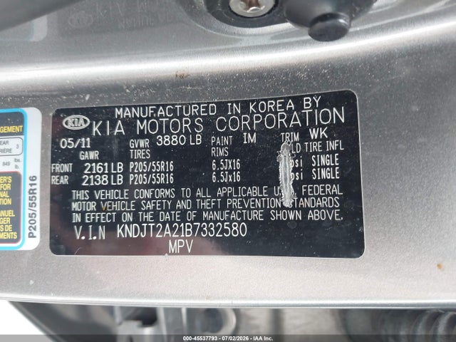 2011 KIA SOUL + photo 9