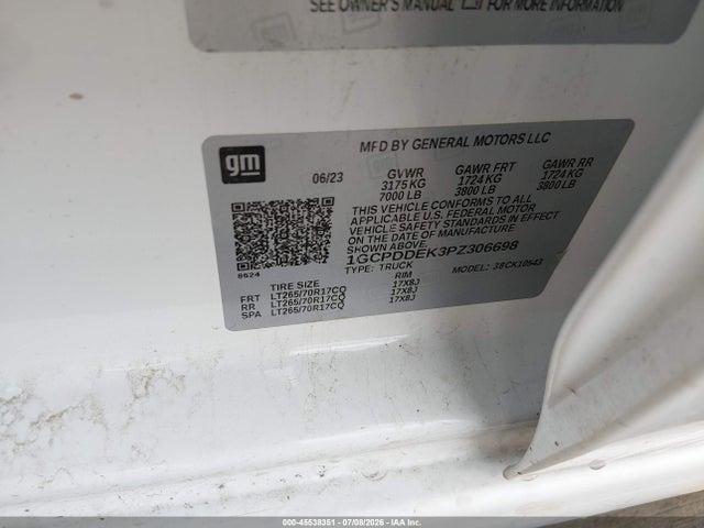 2023 CHEVROLET SILVERADO 1500 4WD STANDARD BED LT 9