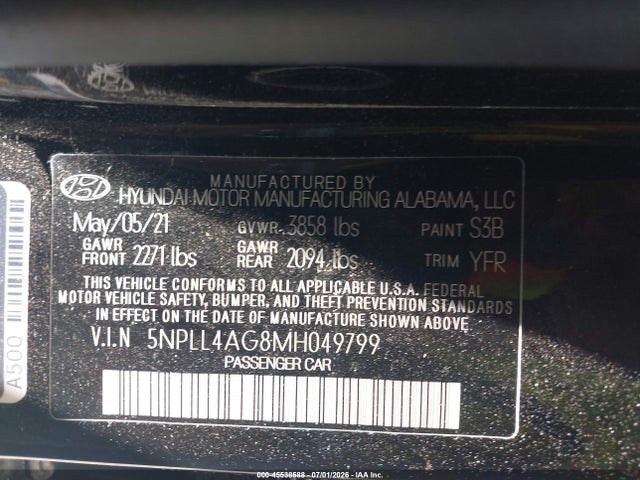 2021 Hyundai ELANTRA SE photo 9