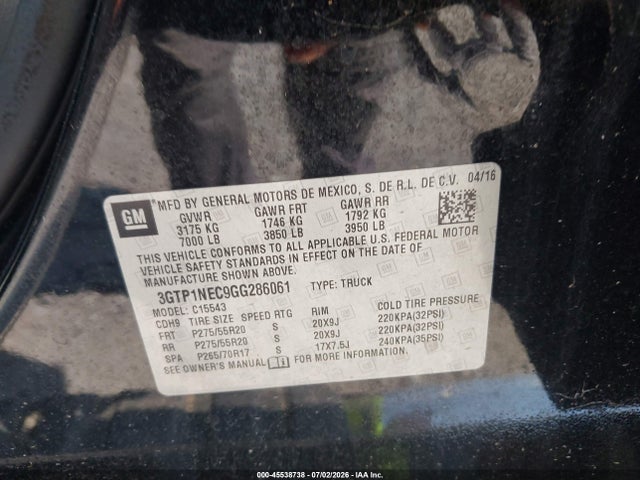 صورة 9 لـ 2016 GMC SIERRA 1500 SLT