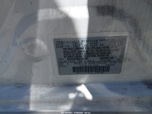 2014 Nissan VERSA NOTE S PLUS 照片 9