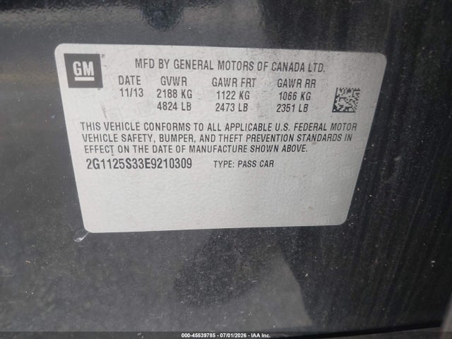 صورة 9 لـ 2014 Chevrolet IMPALA 2LT