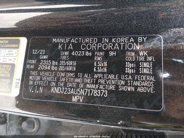 2022 KIA SOUL LX 照片 9