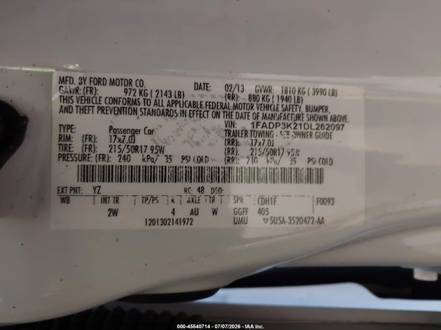 صورة 9 لـ 2013 FORD FOCUS SE