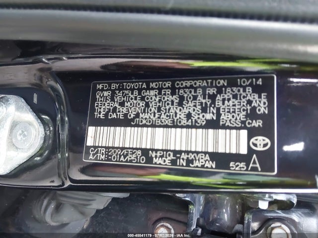 صورة 9 لـ 2014 Toyota PRIUS C ONE