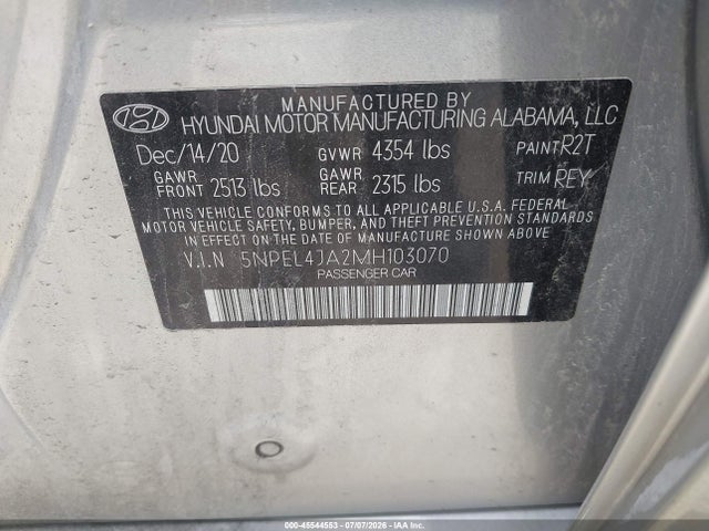 صورة 9 لـ 2021 Hyundai SONATA SEL