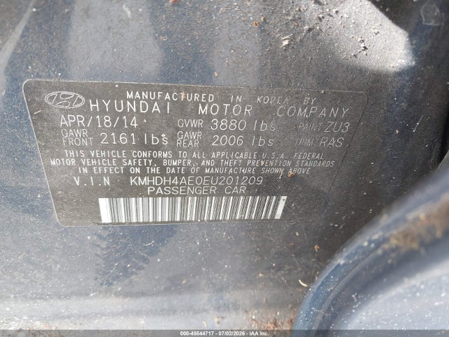 2014 Hyundai ELANTRA SE — фото 9