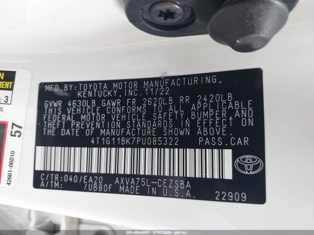 صورة 9 لـ 2023 Toyota CAMRY SE AWD
