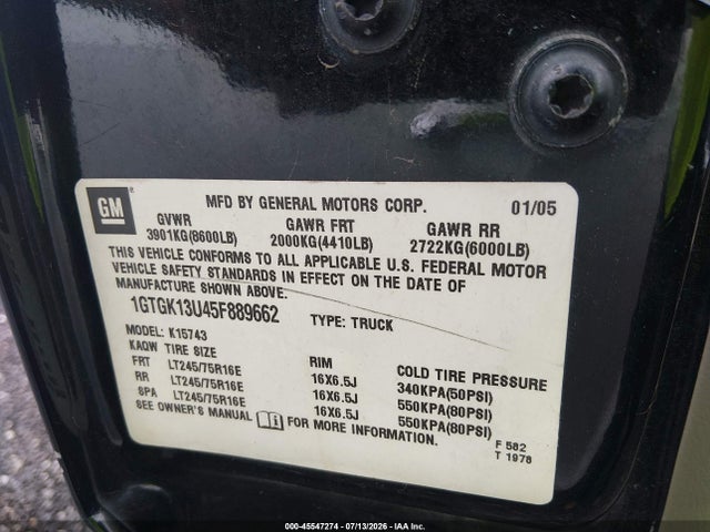 2005 GMC SIERRA 1500HD SLT 照片 9