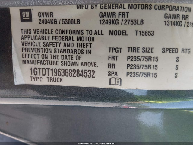 2006 GMC CANYON SLE2 缩略图 9
