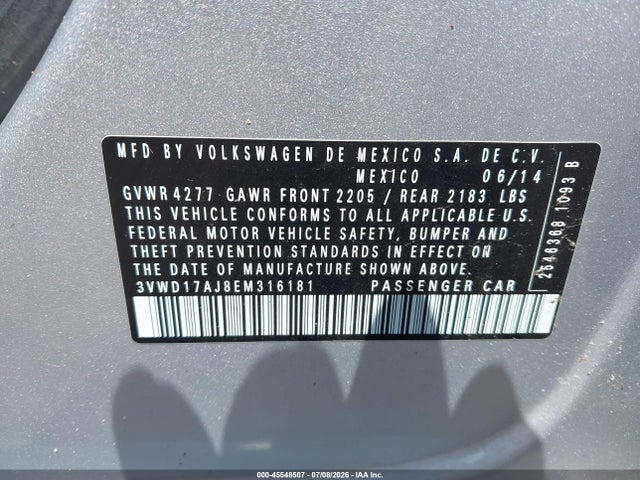 صورة 9 لـ 2014 Volkswagen JETTA 1.8T SE