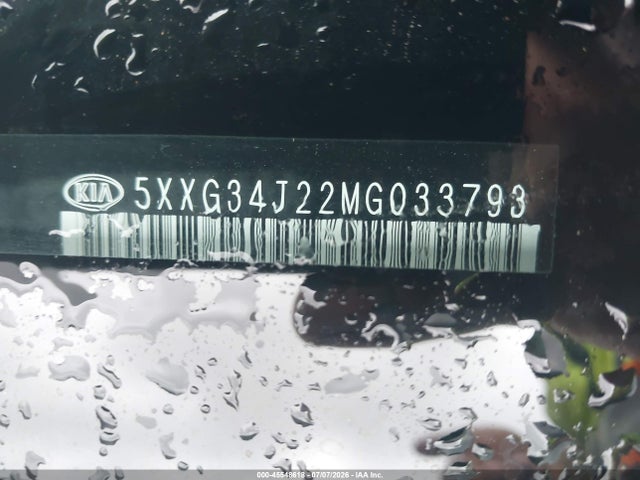 2021 KIA K5 EX photo 9