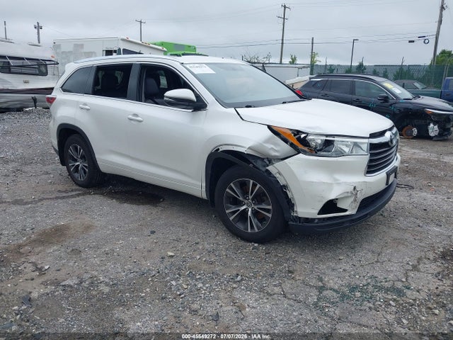 2016 TOYOTA HIGHLANDE XLE V6