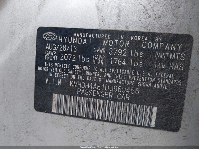 صورة 9 لـ 2013 Hyundai ELANTRA GLS
