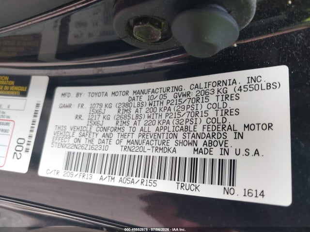 2006 Toyota TACOMA 照片 9