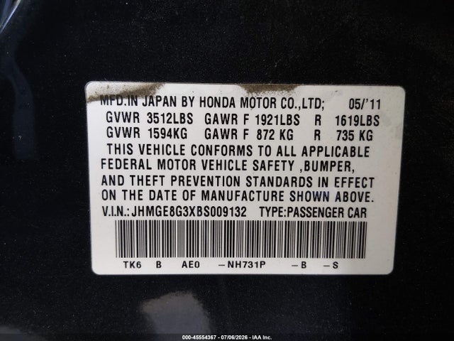 2011 Honda FIT — фото 9