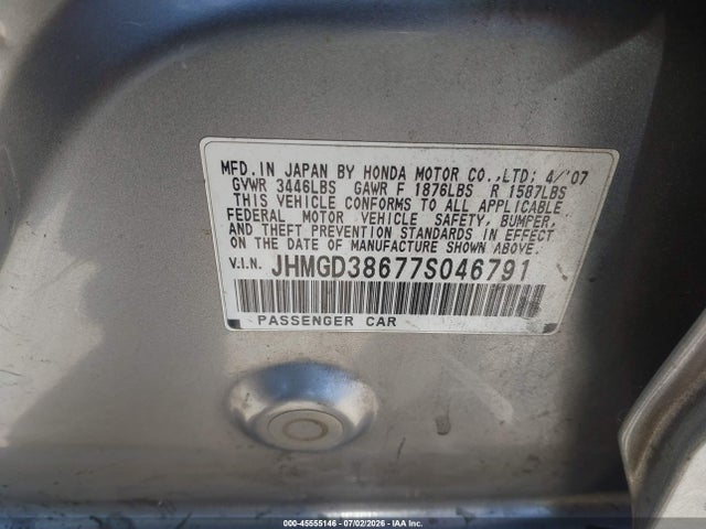 2007 Honda FIT SPORT 照片 9