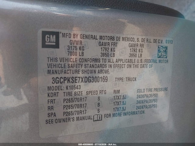صورة 9 لـ 2013 Chevrolet SILVERADO 1500 LT