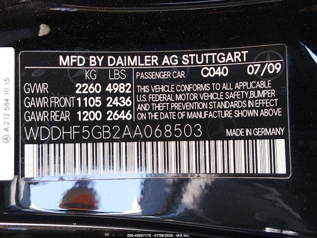 صورة 9 لـ 2010 Mercedes-BENZ E 350