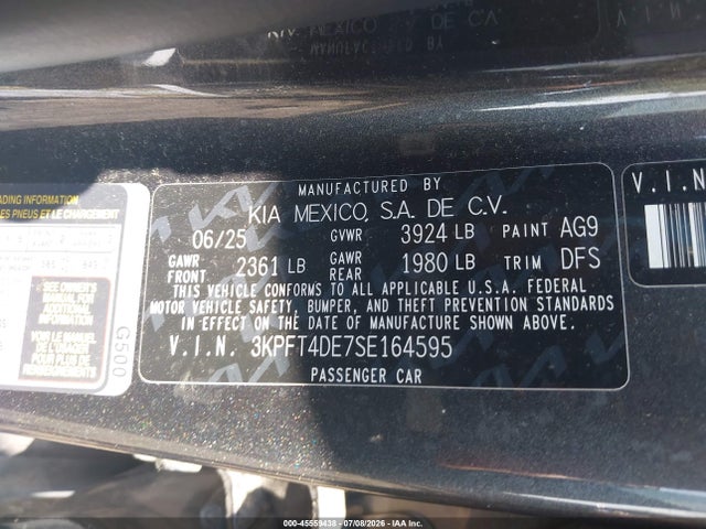 2025 KIA K4 LXS 照片 9