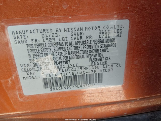 2023 NISSAN KICKS SR XTRONIC CVT 9