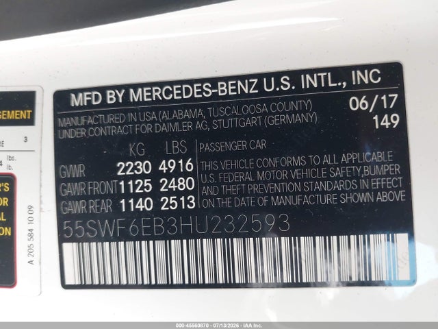 صورة 9 لـ 2017 Mercedes-BENZ AMG C 43 4MATIC