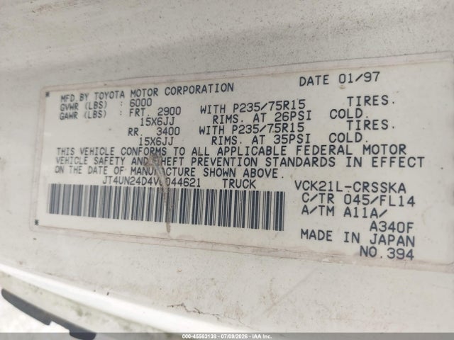 1997 Toyota T100 SR5 V6 photo 9