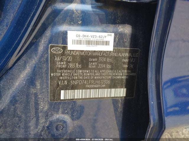 2020 Hyundai ELANTRA SE 照片 9