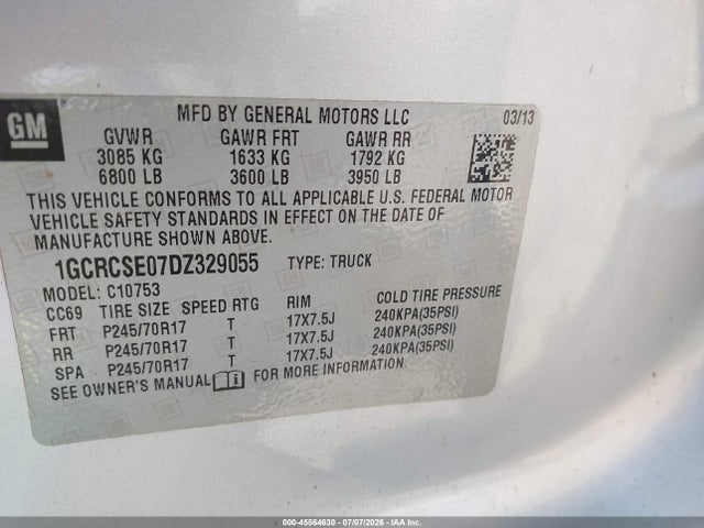 صورة 9 لـ 2013 Chevrolet SILVERADO 1500 LT